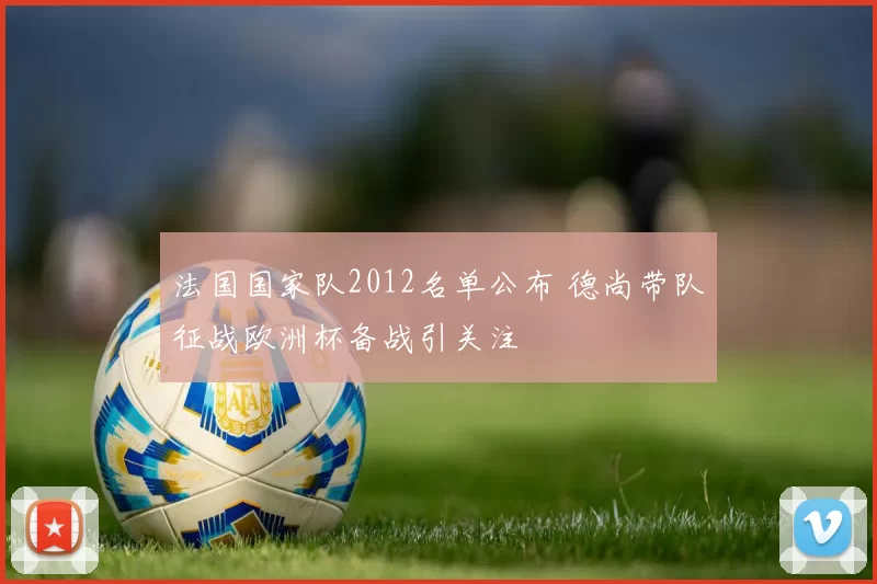 法国国家队2012名单公布 德尚带队征战欧洲杯备战引关注